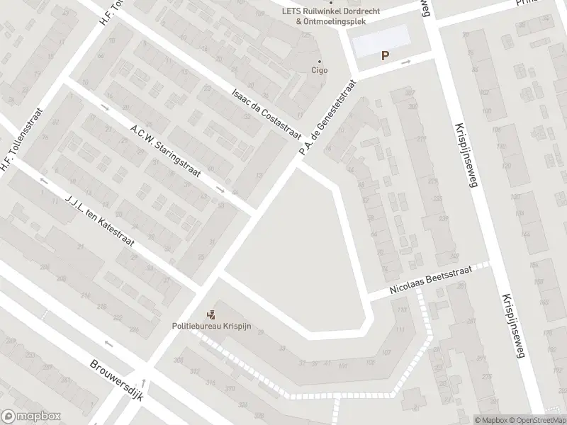 112 melding Overlastmelding P.A. de Genestetstraat in Dordrecht