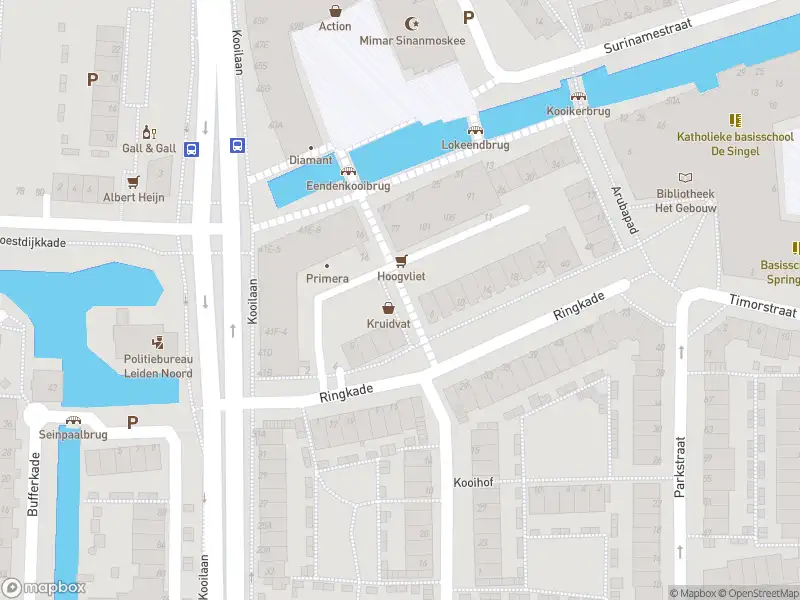 Ambulance met gepaste spoed naar de Philipsburgstraat in Leiden
