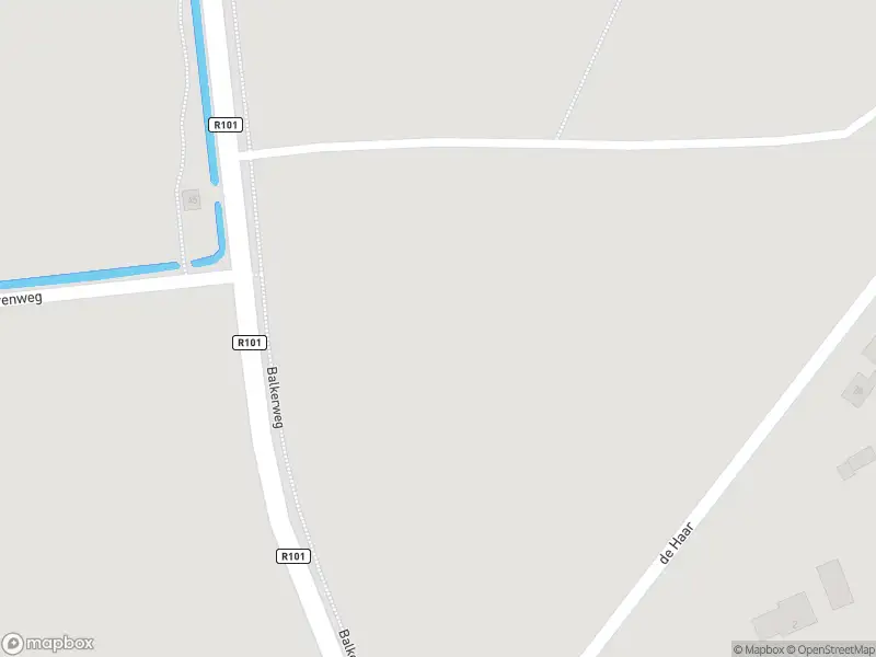 Politie naar de Balkerweg in Witharen vanwege aanrijding met letsel