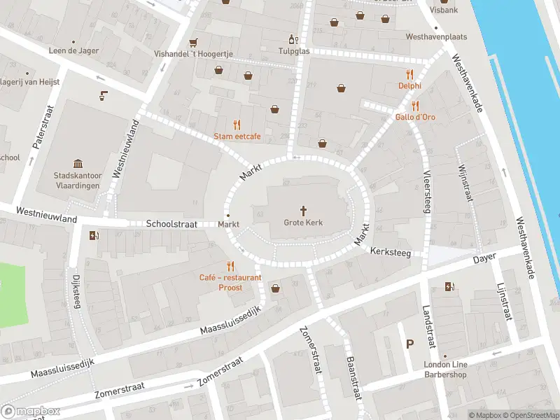 Ambulance met gepaste spoed naar de Markt in Vlaardingen