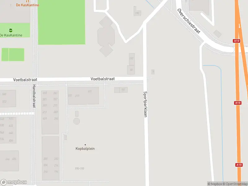 Besteld ambulance vervoer naar de Voetbalstraat in Amsterdam