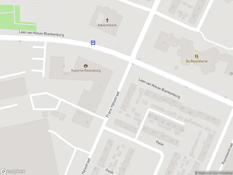 Ambulance met grote spoed naar de Frans Halsstraat in Rozenburg