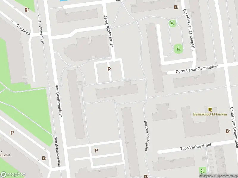 Ambulance met gepaste spoed naar de Bart Verhallenplein in Schiedam