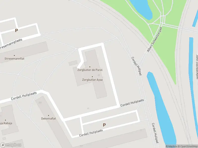 Besteld ambulance vervoer naar de Cordell Hullplaats in Rotterdam