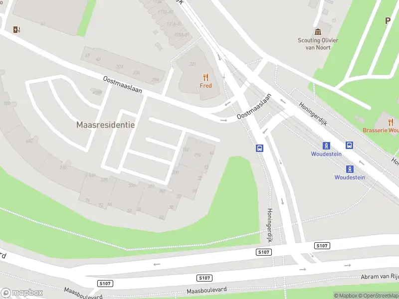 Besteld ambulance vervoer naar de Oostmaaslaan in Rotterdam