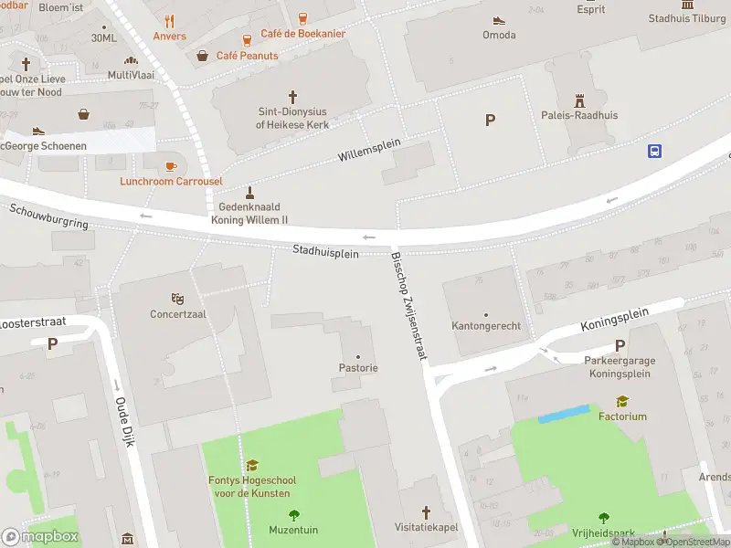 Overlastmelding Stadhuisplein in Tilburg