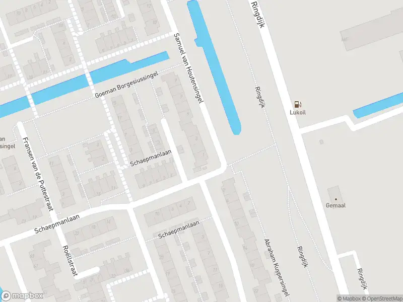 Ambulance met grote spoed naar de Samuel van Houtensingel in Zwijndrecht