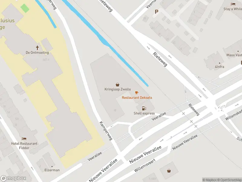 Brandweer met gepaste spoed naar de Nieuwe Veerallee in Zwolle vanwege dier(en) in nood