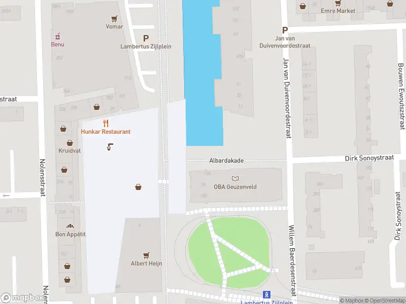 Ambulance met gepaste spoed naar de Aalbersestraat in Amsterdam
