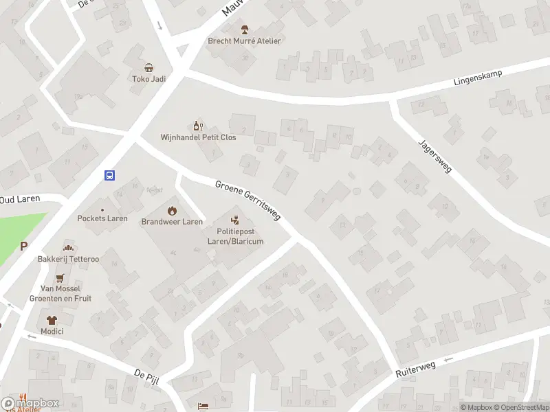 Brandweer met gepaste spoed naar de Groene Gerritsweg in Laren