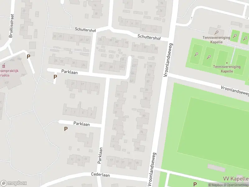 112 melding Overlastmelding Parklaan in Kapelle gesloten