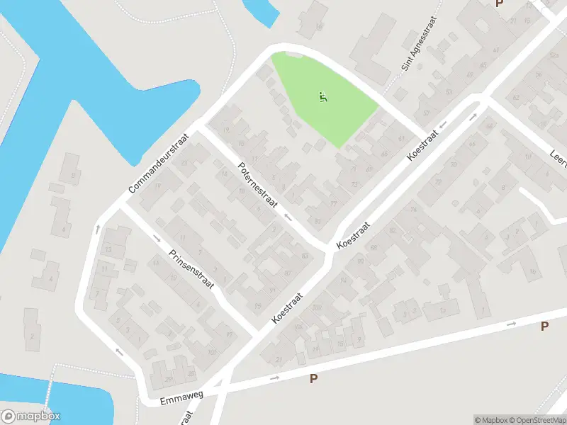 Brandweer met gepaste spoed naar de Poternestraat in Geertruidenberg