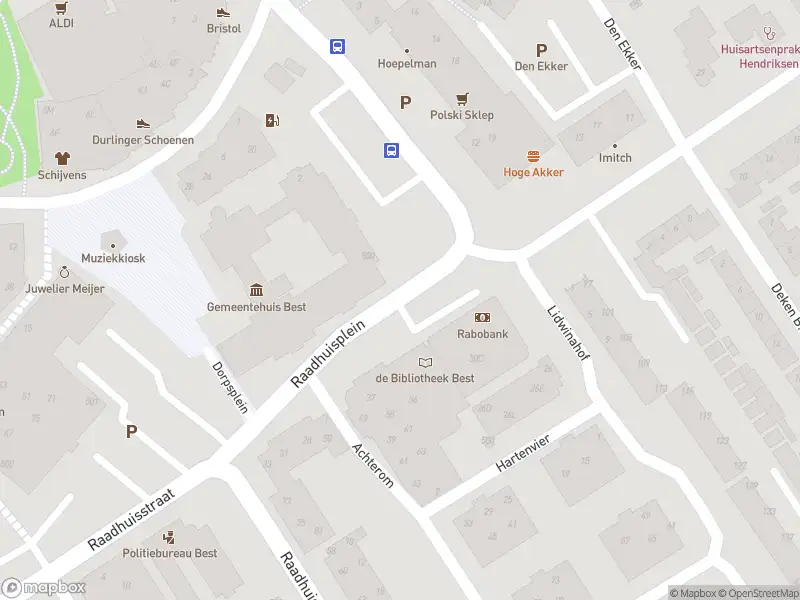 112 melding Overlastmelding Raadhuisplein in Best gesloten