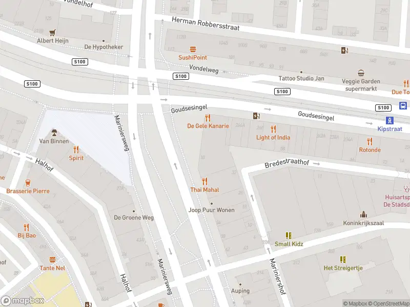 Ambulance met gepaste spoed naar de Mariniersweg in Rotterdam