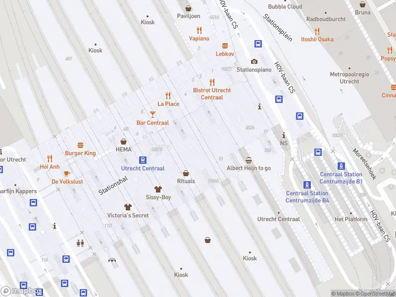 Brandweer met grote spoed naar de Stationshal in Utrecht vanwege een liftopsluiting