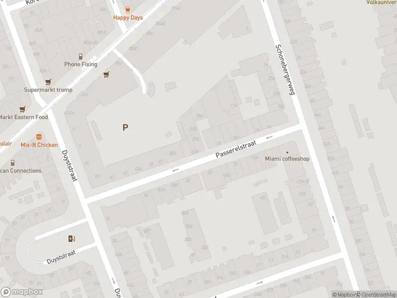 Ambulance met grote spoed naar de Passerelstraat in Rotterdam