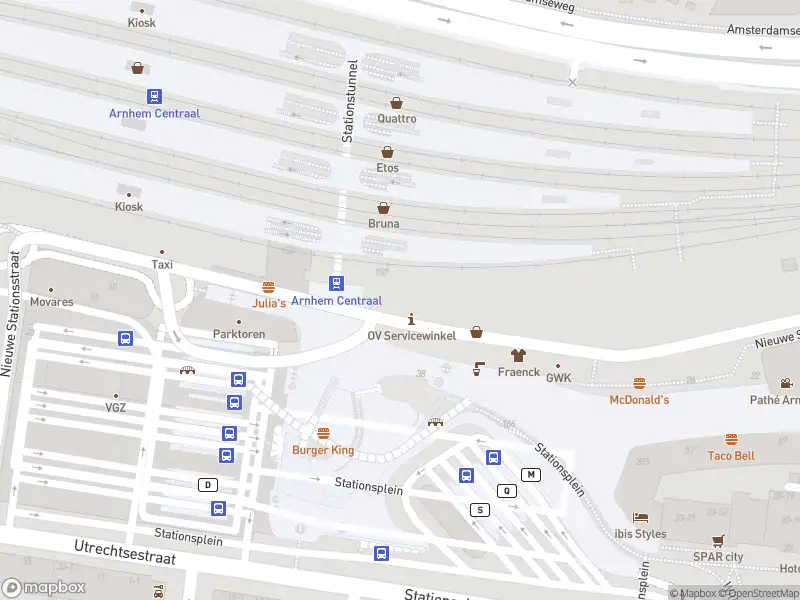 112 melding Overlastmelding Nieuwe Stationsstraat in Arnhem gesloten