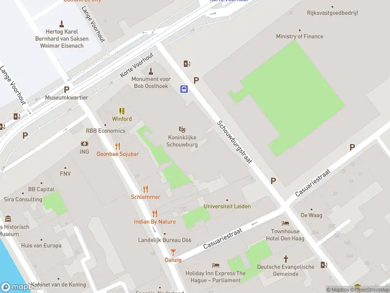 Brandweer met grote spoed naar de Schouwburgstraat in 's-Gravenhage vanwege afgaan automatisch brandalarm