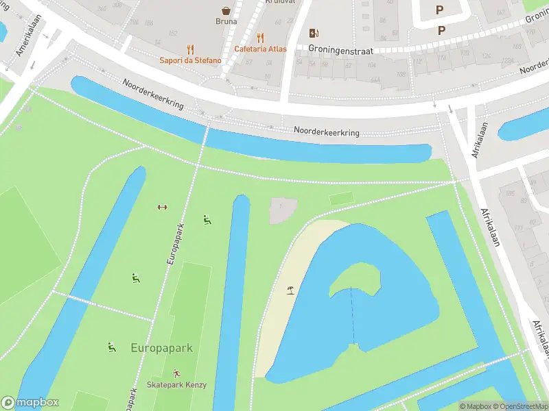Brandweer met gepaste spoed naar de Europapark in Alphen aan den Rijn