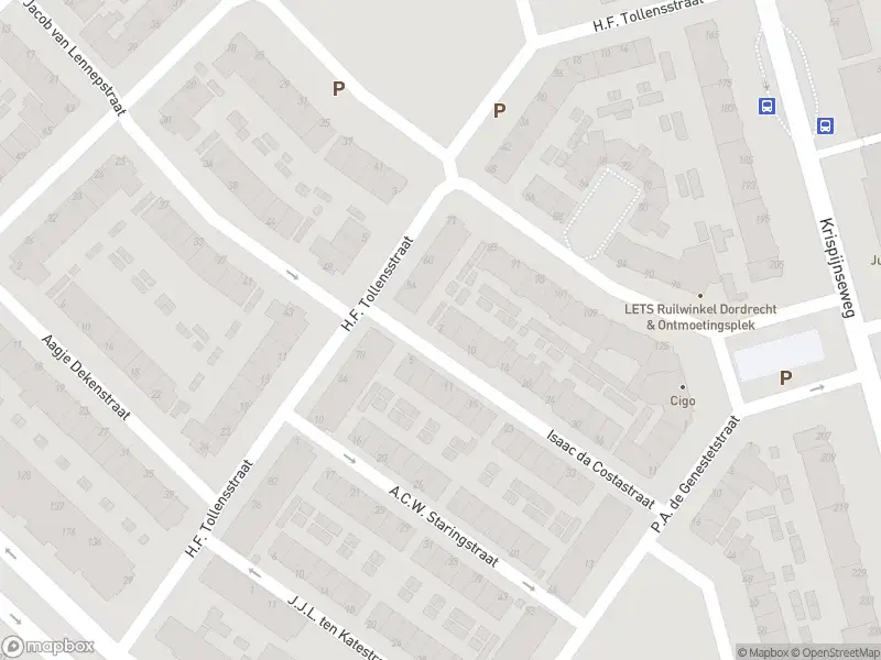 Overlastmelding Isaac da Costastraat in Dordrecht