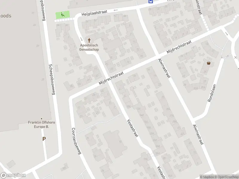 Ambulance met grote spoed naar de Vestastraat in Rotterdam