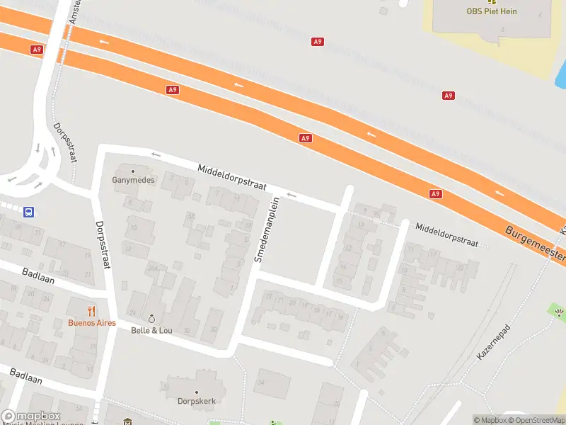 Overlastmelding Middeldorpstraat in Amstelveen