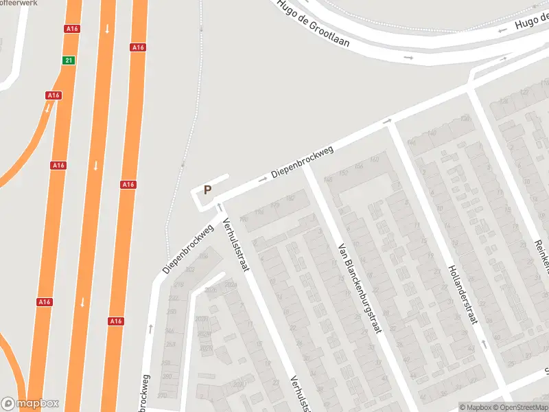 Overlastmelding Diepenbrockweg in Dordrecht