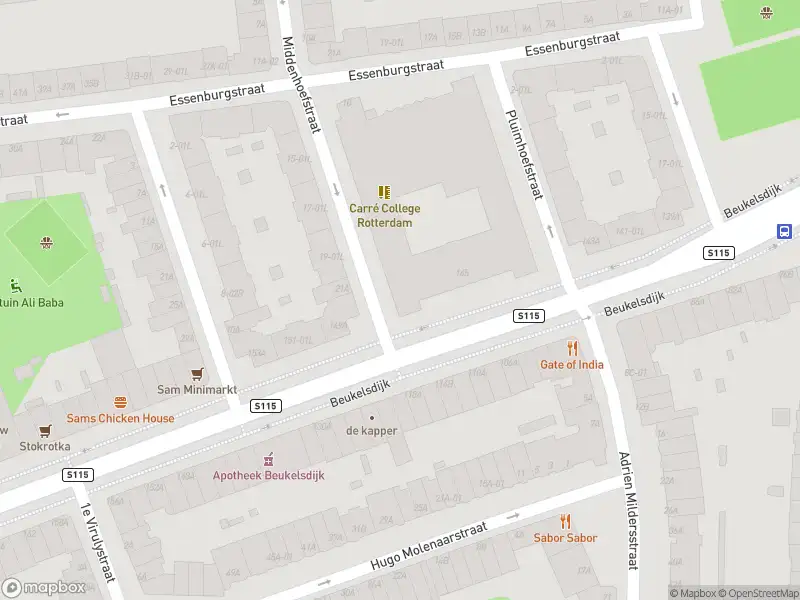 112 melding Ambulance met gepaste spoed naar de Beukelsdijk in Rotterdam