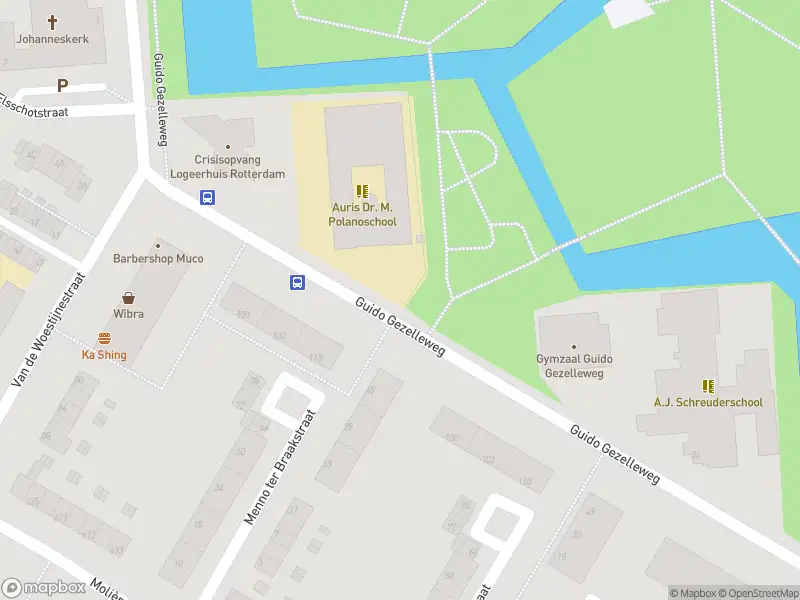 Ambulance met grote spoed naar de Guido Gezelleweg in Rotterdam