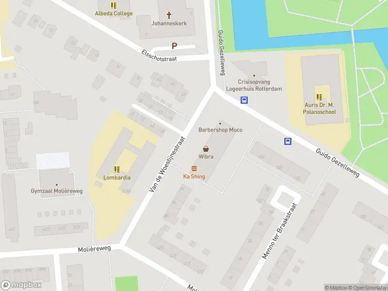 Politie naar de Van de Woestijnestraat in Rotterdam vanwege ongeval met letsel