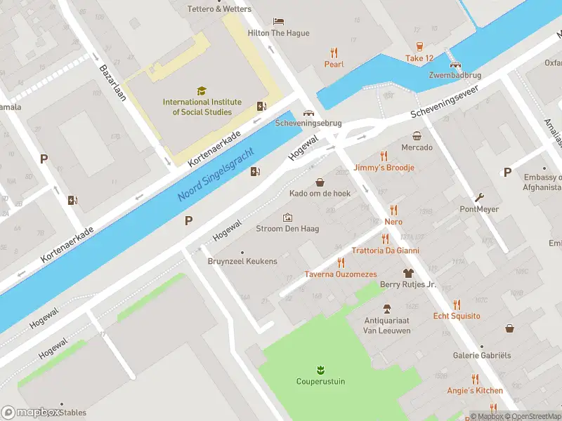 Politie met grote spoed naar de Hogewal in 's-Gravenhage vanwege personen te water