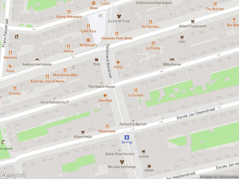 Besteld ambulance vervoer naar de Ferdinand Bolstraat in Amsterdam