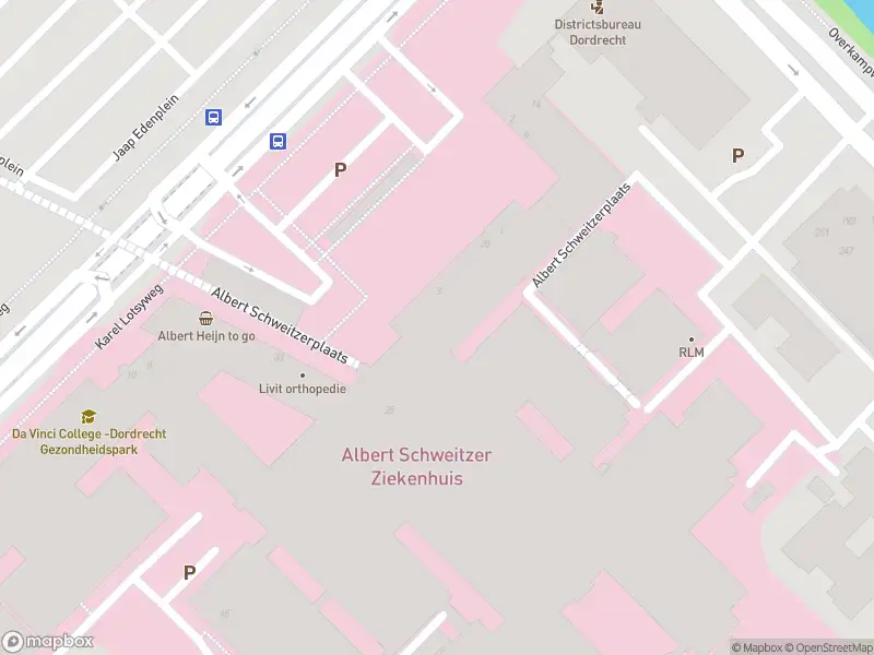 Besteld ambulance vervoer naar de Albert Schweitzerplaats in Dordrecht