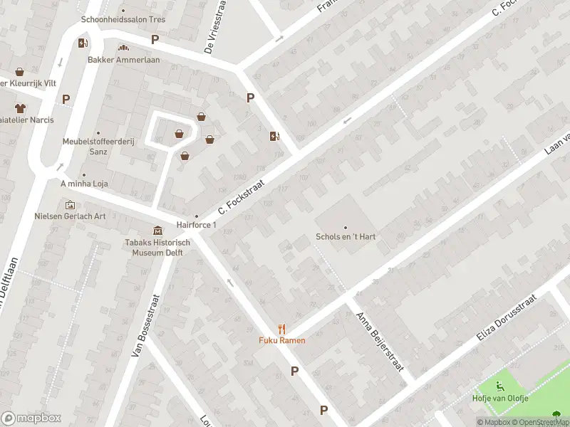 Politie met grote spoed naar de C. Fockstraat in Delft vanwege ongeval met letsel