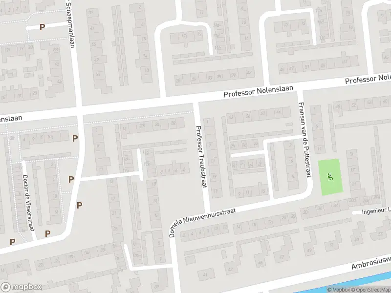 Brandweer en politie met grote spoed naar de Prof. Treubstraat in Waalwijk vanwege waarnemen gaslucht