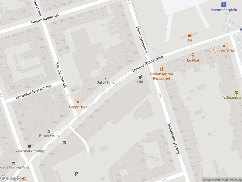 Ambulance met gepaste spoed naar de Nieuwe Binnenweg in Rotterdam