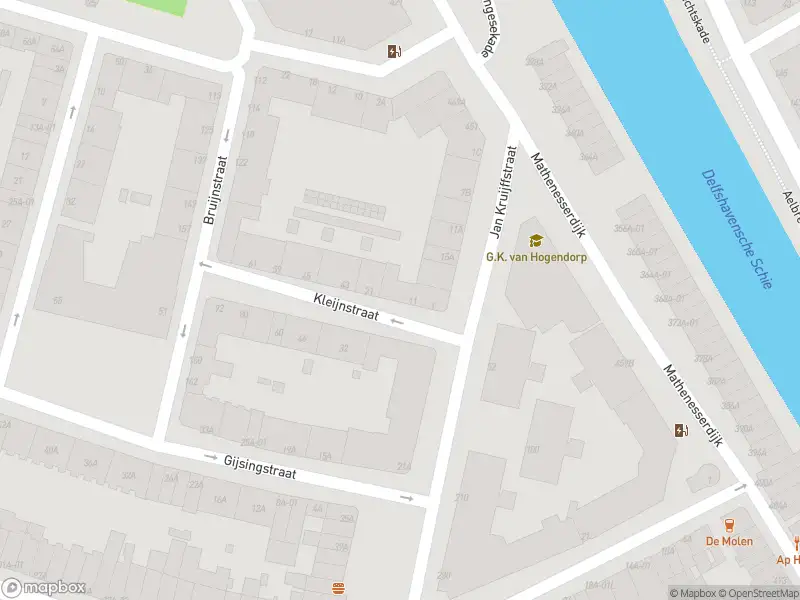 Ambulance met gepaste spoed naar de Kleijnstraat in Rotterdam