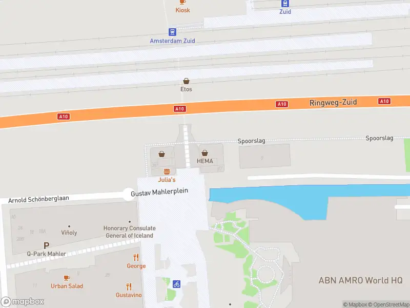 Ambulance naar de Spoorslag in Amsterdam