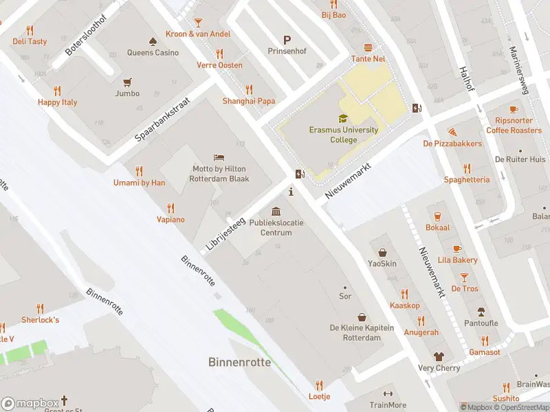 112 melding Ambulance met gepaste spoed naar de Botersloot in Rotterdam