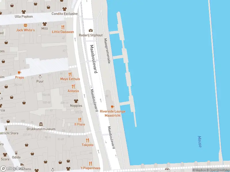 Politie naar de Maasboulevard in Maastricht vanwege personen te water