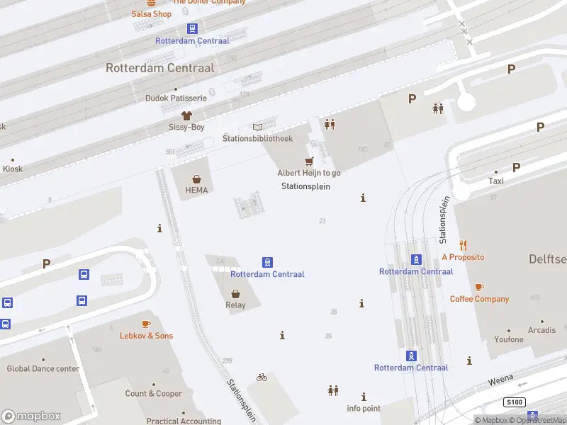 Politie naar de Stationsplein in Rotterdam vanwege ongeval met letsel