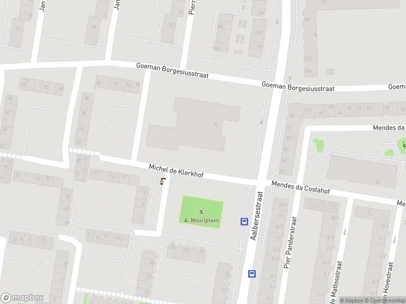 Ambulance naar de Marchanthof in Amsterdam