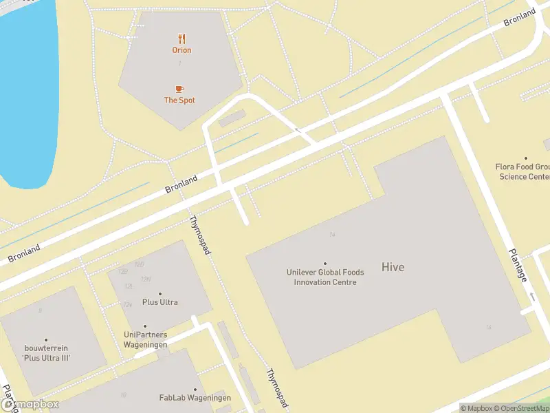 Politie naar de Bronland in Wageningen