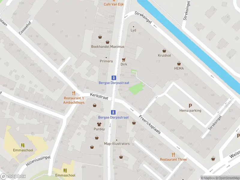 Ambulance met grote spoed naar de Bergse Dorpsstraat in Rotterdam