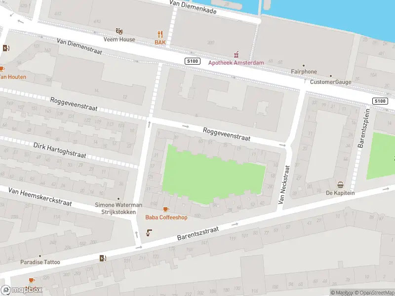 Politie met grote spoed naar de Van Diemenstraat in Amsterdam vanwege ongeval met letsel