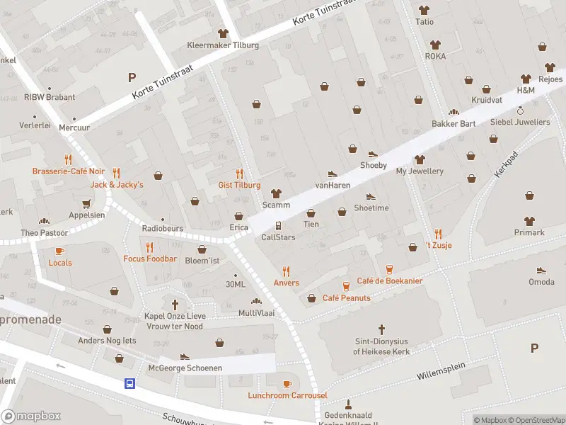 Brandweer met gepaste spoed naar de Stadhuisplein in Tilburg vanwege stormschade