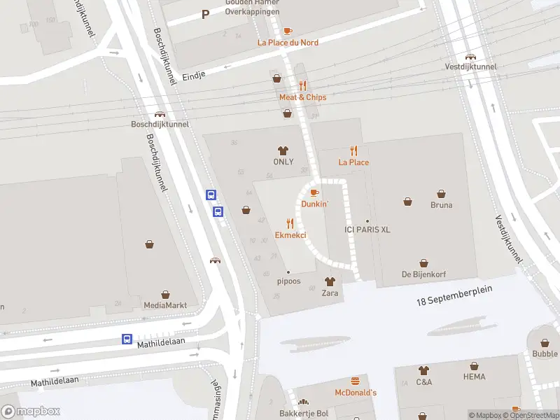 Politie naar de Piazza in Eindhoven vanwege ongeval met letsel
