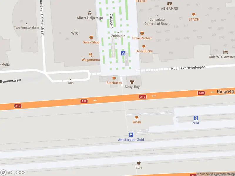 Brandweer met grote spoed naar de Zuidplein in Amsterdam vanwege een liftopsluiting