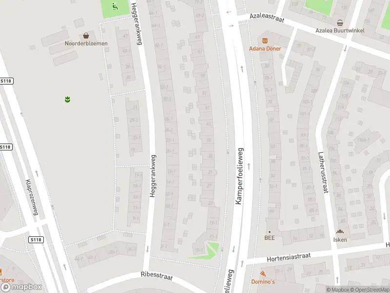 Brandweer met grote spoed naar de Duindoornstraat in Amsterdam vanwege waarnemen gaslucht