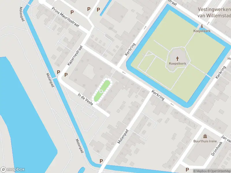 112 melding Brandweer met gepaste spoed naar de In de Veste in Willemstad